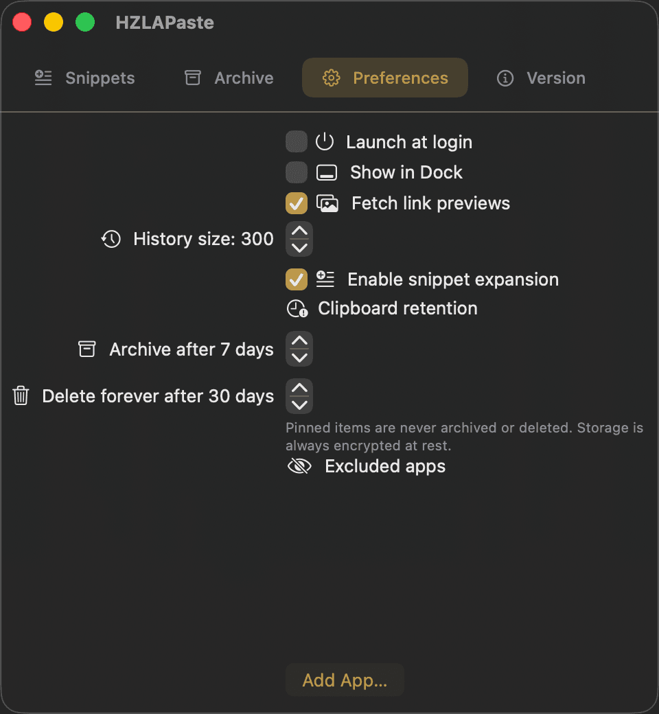 Preferences